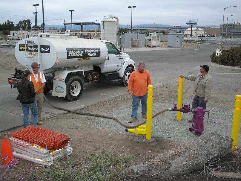 Recycled Water Truck Program Implemented in 2008 in response to drought - Two locations: main wastewater treatment plant and North Richmond plant for commercial trucks Information mailing to 370