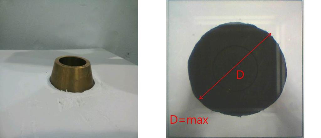 UHPFRC 213 October 1-3, 213, Marseille, France Figure 1: Mini slump cone test (a) Brookfield viscometer (b) Vane spindle Figure
