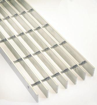 Aluminum Bar Grating Aluminum Bar Grating is lightweight, corrosion resistant, non-sparking, and has an unmatched strength-to-weight ratio.