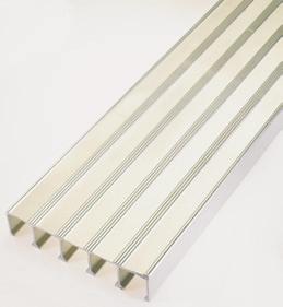 Plank Options Heavy Duty Plain Sides Heavy duty aluminum plank is available with plain sides in depths ranging from 3/ to 2-1/. 1.20" 1.