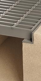 Unlike cast iron or molded trench products, this fl exible system allows the user to specify the exact clear opening ( S dimension) desired.