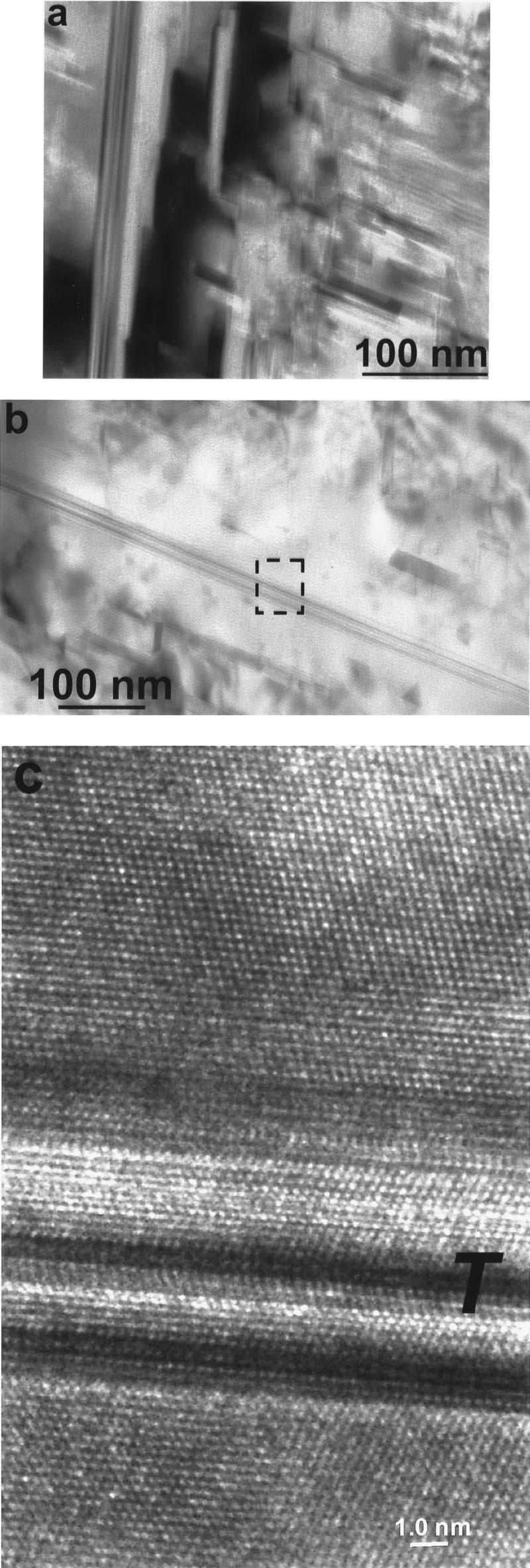 2914 J. Appl. Phys., Vol. 91, No. 5, 1 March 2002 Bo et al. FIG. 7. High-magnification bright-field TEM observations on polysilicon grains in a the control region and b the cantilever region.