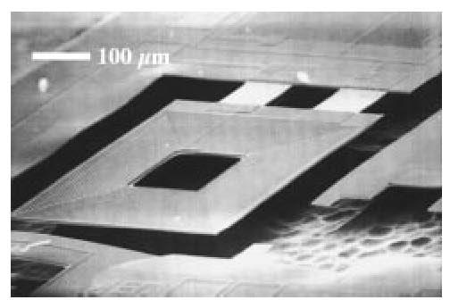 Etching with Xenon Difluoride Post processed CMOS inductor Pister group