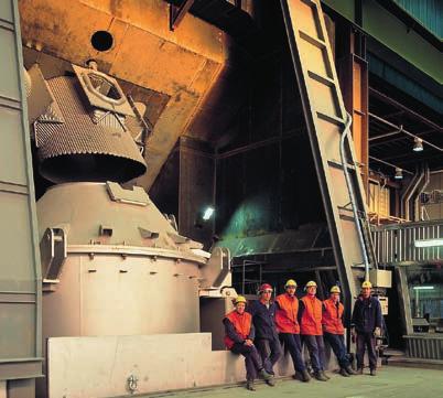 Meltshop Processing steel scrap and alloys in the melt shop is the first step in the production of stainless steel.
