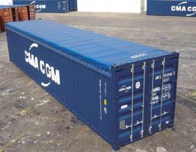 Use These containers are primarily used to carry heavy and or bulky finished products, whose handling and loading can only be performed with a crane or a rolling bridge.