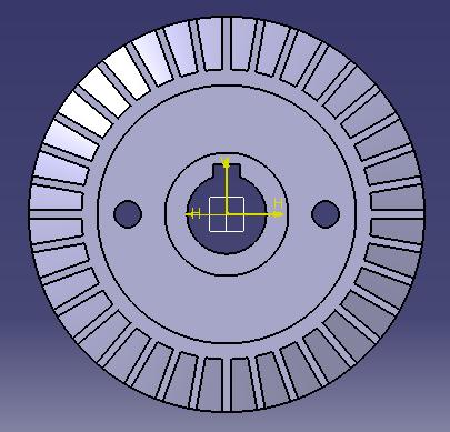 Whereas Figure 3 shows the photo of the impeller of actual pump and its CATIA model Fig 4: Solid region