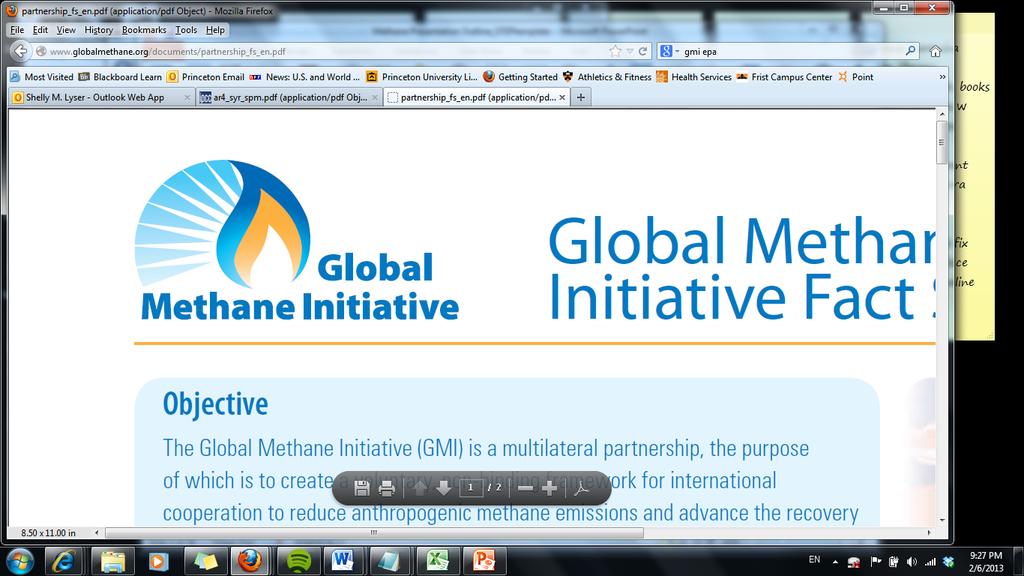 OUR PROJECT Client: Global Methane Initiative (GMI) International effort to target methane abatement, recovery, and use.