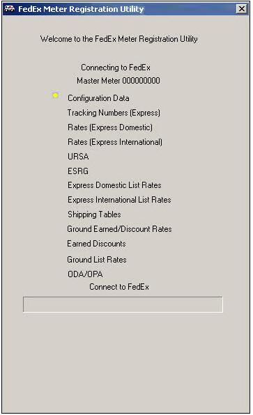 Chapter 1: Installation of FedEx Ship Manager Server Note: The activity window is dynamic. Markers indicate status for each component: Yellow dot: A request for a component download is in progress.