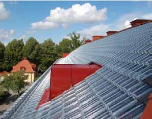 Your traditional roof tiles are replaced with our SolTechs specific glass roof tiles, under which PV panels that generate electricity are installed.