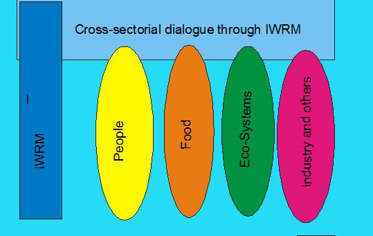 Towards a new paradigm from sub-sectoral to crosssectoral water management Water user sector IWRM is a process which promotes the coordinated development and management of