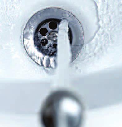 7 The solution is safe to dispose of down the drain, run the tap water for 30 seconds,