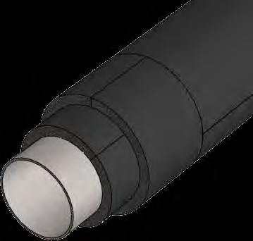 Flexible Elastomeric Foam layer INSULATING PIPING WITH K-FLEX SHEETS > FIRST LAYER Wrap a strip of K-FLEX of the same thickness as that to be used around the pipe to be insulated and measure the