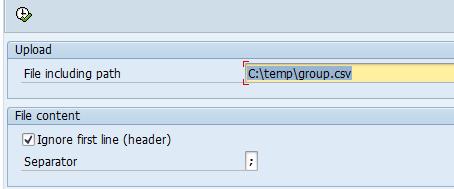 context hierarchy to local csv file Upload complete context hierarchy to system via upload report