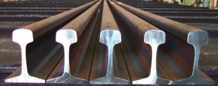 Head Hardened Rails (JFE-SP4, SP3, SP2, SPA, THH370N, THH370A, THH370, THH340 and IH) Designed for heavy haul railways and passenger railways, JFE head hardened rails have been developed by super