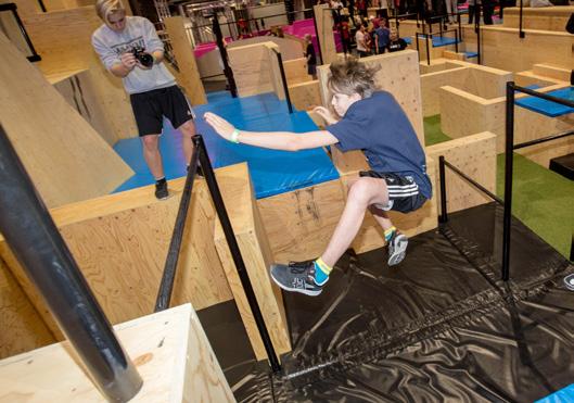 An Adventure Challenge Course providing public accessibility to popular Ninja Warrior concept and the innate appeal of obstacle courses that encourage progression