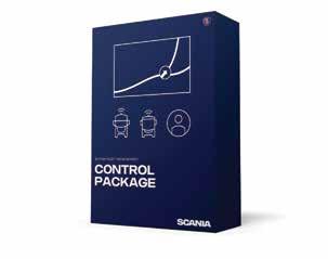 SCANIA FLEET MANAGEMENT take control of your fleet and lower your cost Monitoring Package Control Package Scania Fleet Management consists of two service packages: Monitoring and Control.
