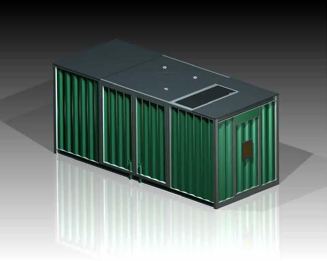 ISO 20 Container Before assembly Transportability Every module inside the
