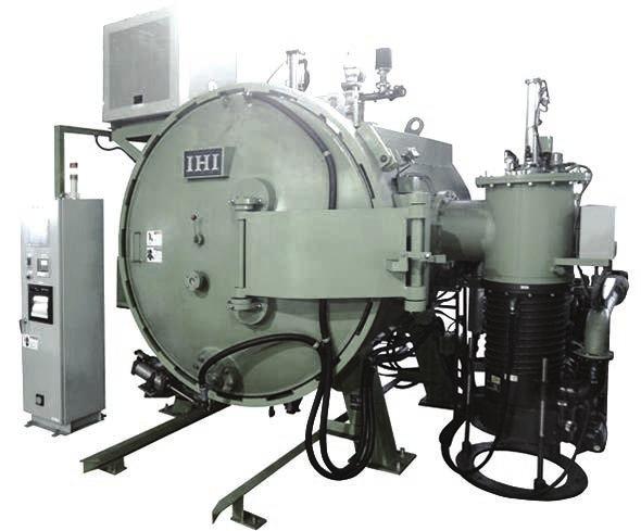 Vertical Vacuum Furnace Quench-hardening, Tempering, Solution treatment, Aging, Annealing, Brazing Effectively processing of long dimension Excellent temperature uniformity; - 360 degree arrangement