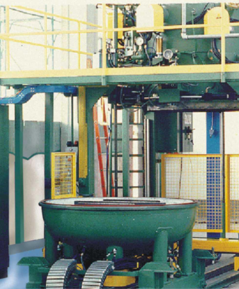 BOTTOM LOADER VERTICAL DVBP PRODUCTION VACUUM FURNACES THE IDEAL WAY TO PROCESS LINEAR LOADS VERTICALLY WITH EASE IN LOADING AND UNLOADING Features GRAPHITE HOT ZONE 0 TEMPERATURE UPTO 2,400 F 6 SIDE