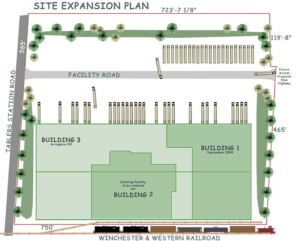 EXPANSION OPPORTUNITY The potential for expansion of the newer structure is an outstanding advantage.