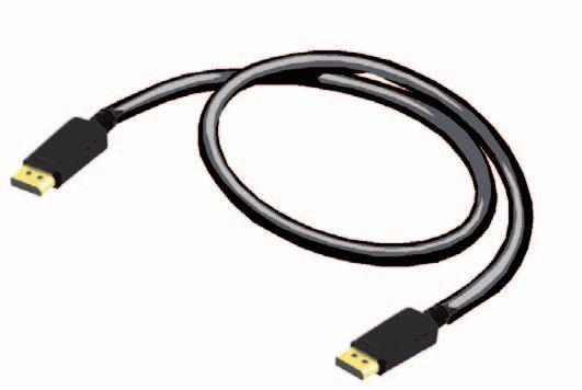 Last Revised: 6 Oct 07 VSD0004-: Standard DisplayPort (DP) to DisplayPort (DP) Signal Cable. DP 0P Male to DP 0P Male. All material are RoHS compliant. Leadfree.
