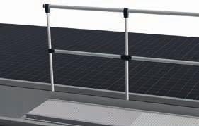 surfaces for platform and stairs + Standing height can be ordered individually depending on the