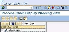 Step 4 - Process Chain Planning Fig.4.1 Start Transaction code RSPC.