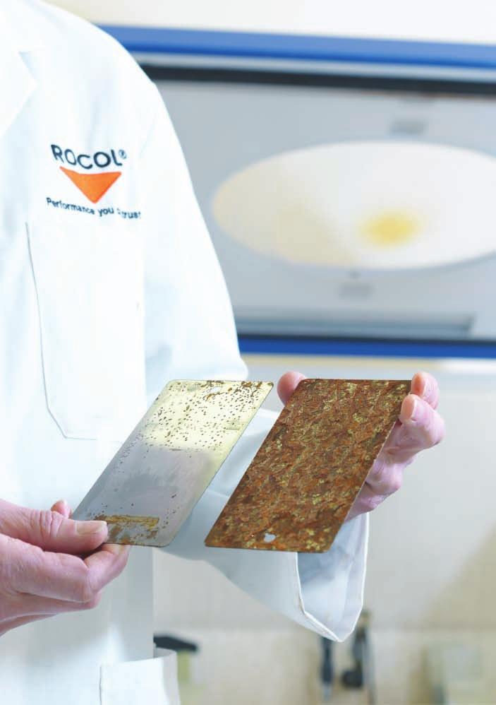 Controlling the chemistry of corrosion for long term metal protection ROCOL Metal Enriched Paints have a Triple Protection formula, which has been