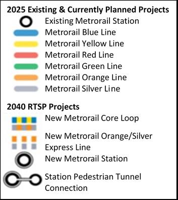 Increase station access and transfers to reflect capacity improvements. Add a second Rosslyn station, with reductions in interlining and increases in frequency of service.