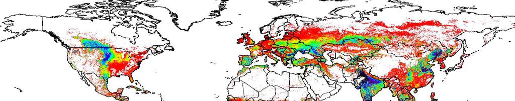 Irrigated area global irrigation potential 0
