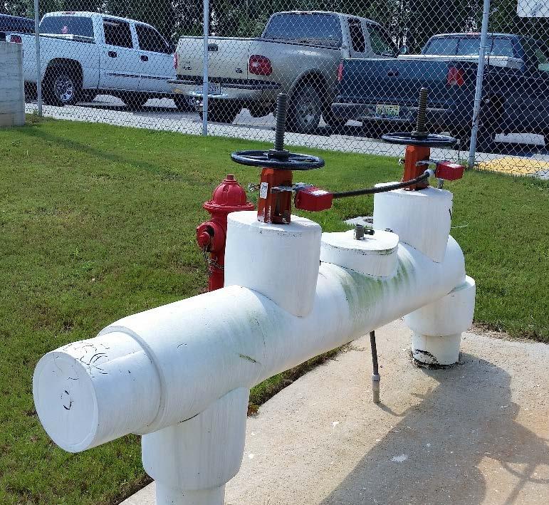 Examples of Security for Backflow Prevention Devices Double Check Valve Assembly with Secured Valves