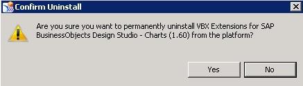 You will be presented with a confirmation for the Uninstall (see Figure 6.9). 13. Click Yes. Figure 6.10: Restart 14.