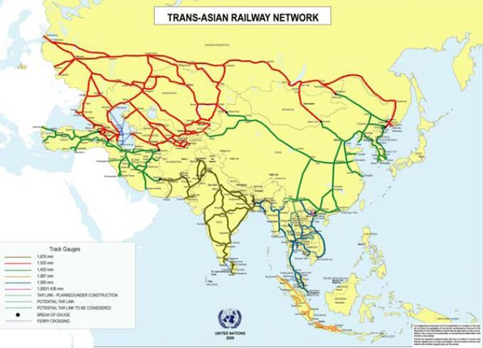 Chinese Railways Effort for Interconnectivity As a member of UNESCAP and a signatory of Intergovernmental