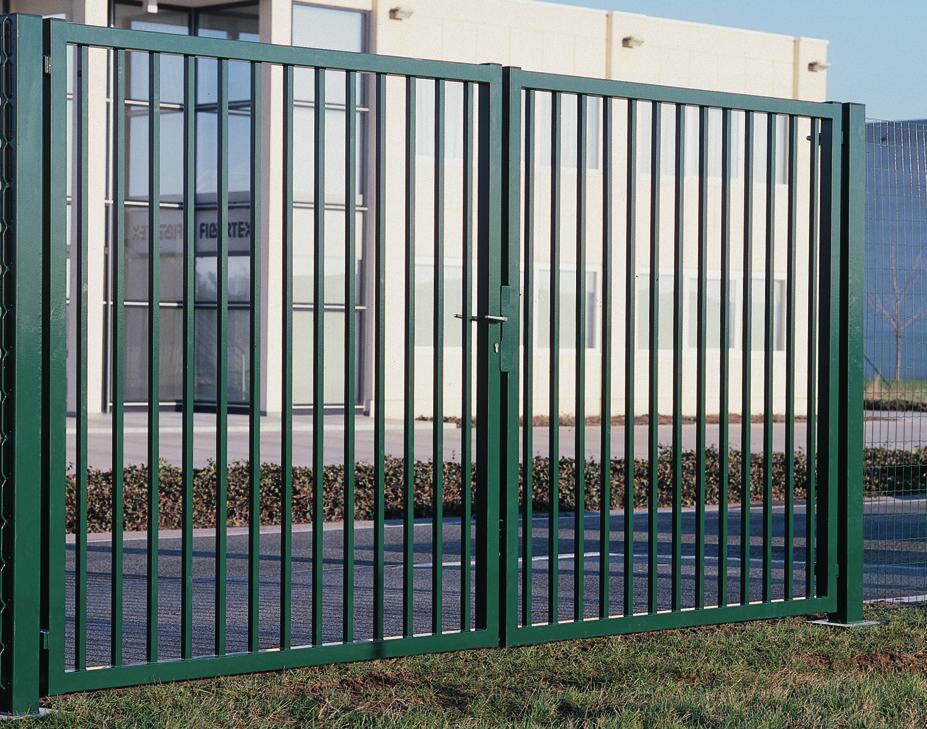 Gates Barofor Deco A B A B A specific range of double and single-swing gates is available for the Barofor Deco railing system.