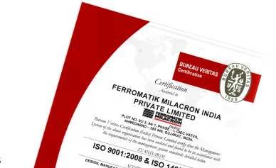 Accreditations ISO 9001:2008 ISO