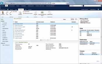 Microsoft Dynamics AX 2012 Preview RoleTailored User Interface The enhanced RoleTailored user interface spans the the Microsoft Dynamics AX Windows client and Enterprise Portal and helps to drive