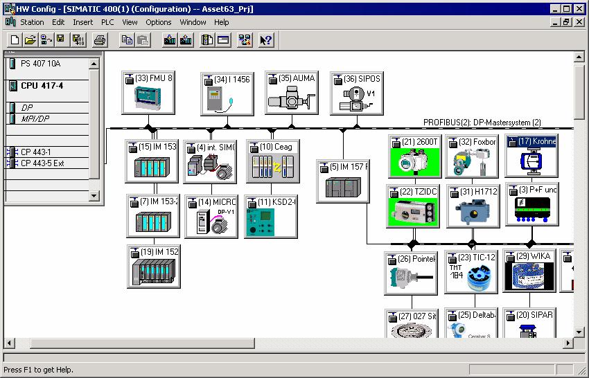 Simatic PDM Hardware project (integrated) Common view for integrated application in Simatic Simatic PDM can be started directly from hardware project view Step 7 in