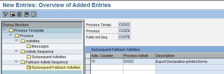 9 Define Rules for Message Output Once the PPF is properly configured, it is necessary to tell GTS which messages are expected to appear under the Communication tab of the export declaration.