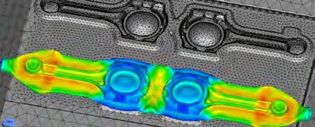 Structural analyses can also be included as well as interactions between the forming process and the machine tool.