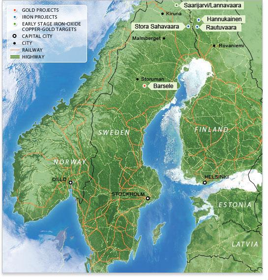 Hannukainen Overview Former Producer with Expansion Potential Cluster of 5 IOCG deposits Historic production of 4.