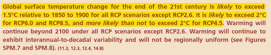 IPCC AR5: