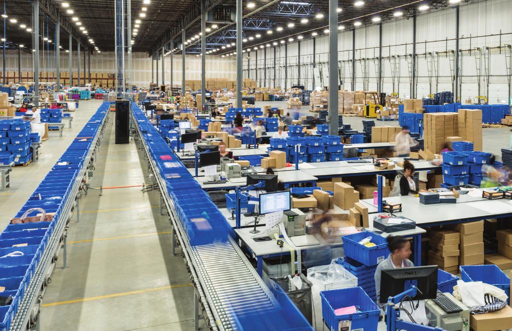 Powering e-commerce fulfillment The e-commerce fulfillment challenge Warehouse e-commerce fulfillment is faster, more complex, and more personalized than ever before.