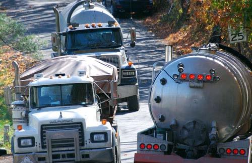 More truck traffic One well may require: 1,760 to 1,905 trips Typical well pad with 7 wells = 13,000 round
