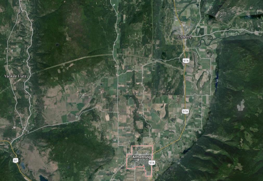 10 Location Map: Huxley Farm, 2148 Pyott Road, Armstrong BC