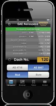 Aerospace Groove Selector App This app covers two of the most important SAE aerospace groove standards for hydraulic systems, AS4716 Rev B and AS5857 Rev A, making it really easy to find the