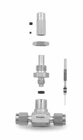 Metering Valves S, M, L, and 3 Materials of Construction Low- Valves (S, M, and L Series) High- Valves () 1a 1 1a 2 2 3 4 1b 2 3 2 7 8 3 4 5 4 5 8 6 7 7 8 4 5 8 9 6 9 9 9 10 S Series M Series L