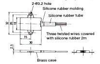 Specs R060-1 (General purpose type) R060-2 R060-5, R060-6 (Flexible type) R060-3, R060-7 (Small type) R060-4 (High temperature type) R060-8 (Small reinforced type) Measuring range (-)100 to 250ºC