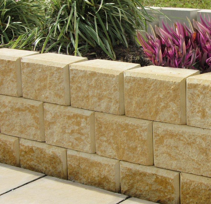 RETAINING WALLS & PAVERS / NEW SOUTH WALES BRIBIE simple yet distinctive These light weight blocks are the ideal solution to add style to your landscaping project with the greatest of ease.