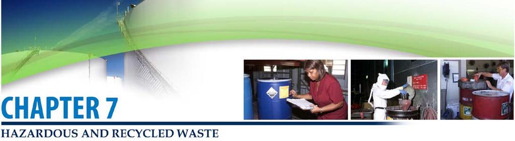applying knowledge of four hazardous waste characteristics ignitability, corrosivity, reactivity, and toxicity) Three categories of hazardous waste generators that are regulated according to the