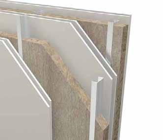 6.5.1 Design details: Separating walls Separating walls Steel frame separating wall ( RD E-WS-3) Advantages 3 Two frames ensure good acoustic isolation Sw03 Sw08 3 Mineral wool in void absorbs sound
